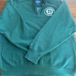 NWOT Blue 84 Green Quarter Zip Sweatshirt